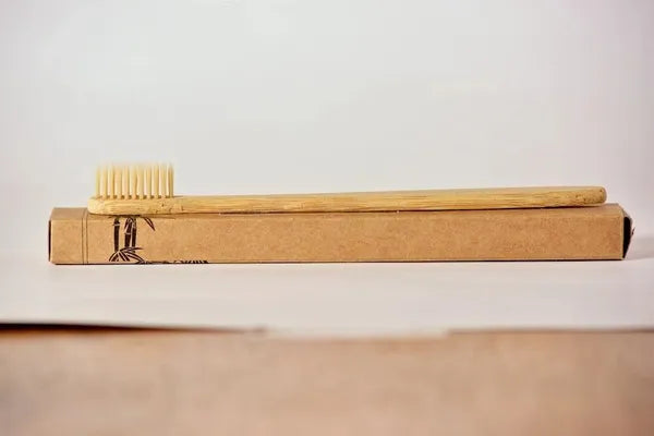 Eco-Friendly Bamboo Toothbrush with Ultra-Soft BPA-Free Nylon Bristles - Natural, Sustainable & Biodegradable Wood Handle for Gentle Oral Care and a Brighter, Healthier Smile