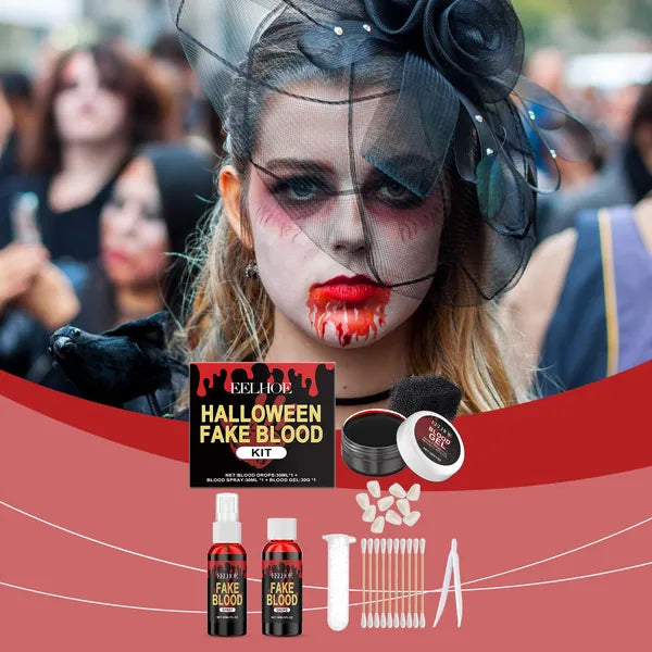 EELHOE Halloween Fake Blood Special Effects Set, 1 Set