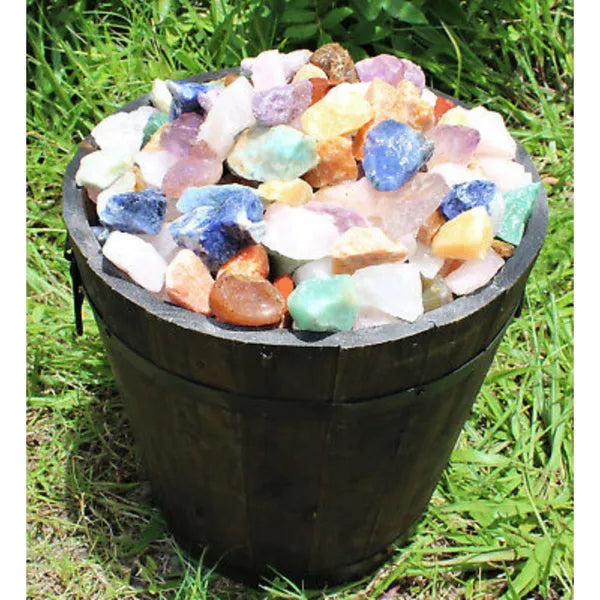 1000 Carat Bulk Lot Brazil Mix - Bulk Natural Rough Tumbler Rocks Stones