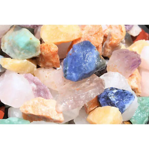 1000 Carat Bulk Lot Brazil Mix - Bulk Natural Rough Tumbler Rocks Stones