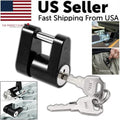 Trailer Hitch Coupler Lock Dia 1/4 Span 3/4 For Tow Boat RV Truck Car + 2 Keys