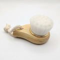 Facial Cleansing Brush with Eco Friendly Bamboo Handle - Gentle Manual Exfoliating Face Scrubber for Deep Pore Cleaning, Blackhead Removal and Sensitive Skin Care