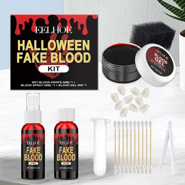 EELHOE Halloween Fake Blood Special Effects Set, 1 Set