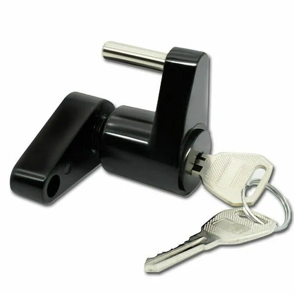 Trailer Hitch Coupler Lock Dia 1/4 Span 3/4 For Tow Boat RV Truck Car + 2 Keys