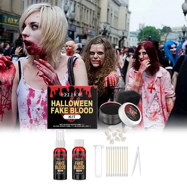 EELHOE Halloween Fake Blood Special Effects Set, 1 Set