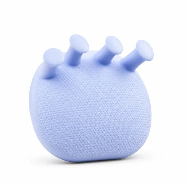 Blue Silicone Toe Separator Massager, Soft Foot Relaxation Cushion, Toe Spacer for Home Foot Care Relief
