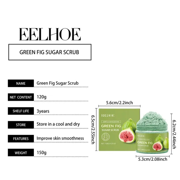 EELHOE Fig Sugar Body Scrub, 120 g