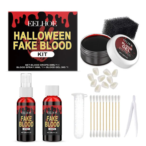 EELHOE Halloween Fake Blood Special Effects Set, 1 Set