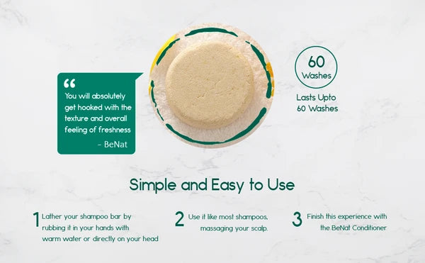 Premium Eco-Friendly Natural Shampoo Bar | Deep Cleansing & Nourishing Hair Care | Sulfate-Free, Plant-Based Ingredients for Healthy, Shiny Hair | Sustainable & Zero-Waste | Perfect for All Hair Types