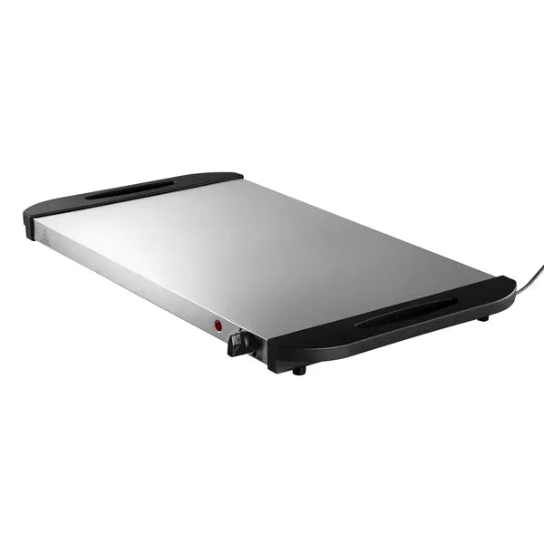 Electric Warming Tray, Food Warming Trays for Buffet, Warming Trays with Adjustable Temperature Control, Portable Stainless Steel Food Warmer, Hot Plate Perfect for Parties, Catering, Holidays