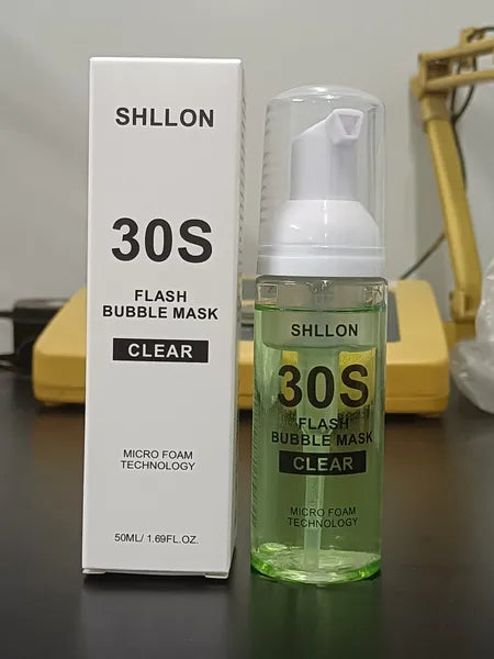 SHLLON Green Rinse-Off Bubble Face Mask, 60 ml