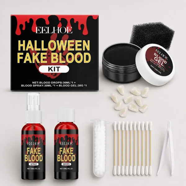 EELHOE Halloween Fake Blood Special Effects Set, 1 Set