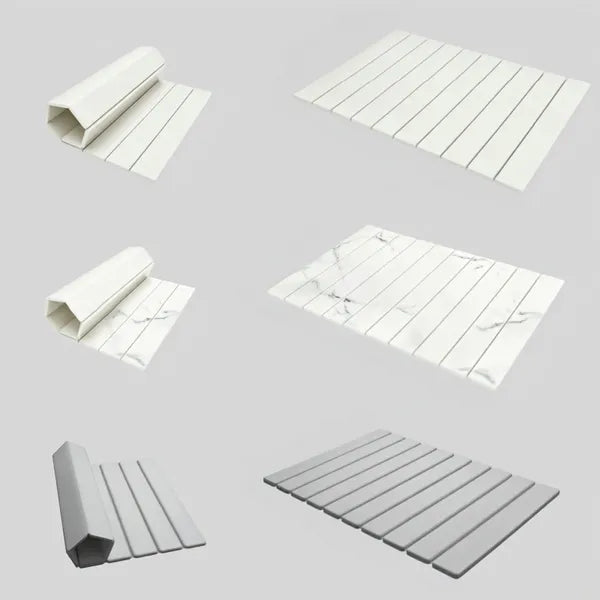 Large Stone Plate Kitchen Countertop Drying Pad, Bath Towel Quick-drying Foldable Dishwashing Pad, Absorbent Diatomite Pad, Suitable For Tableware And Cups, Compatible With Various Countertops.